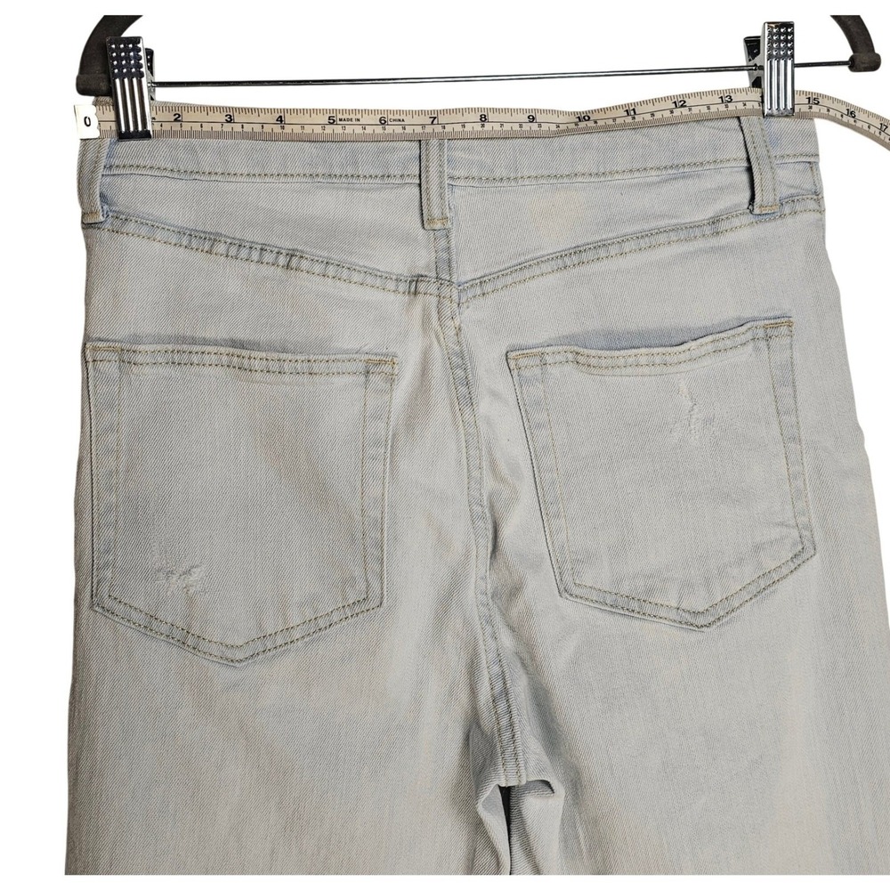 Wild Fable Womens Light Wash Distressed High Rise Mom Jeans Size 4 - Picture 4 of 5